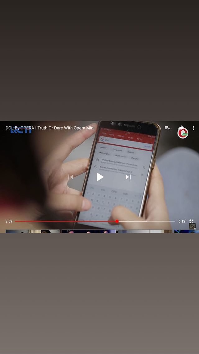 screenshot tampilan smartphone ghea