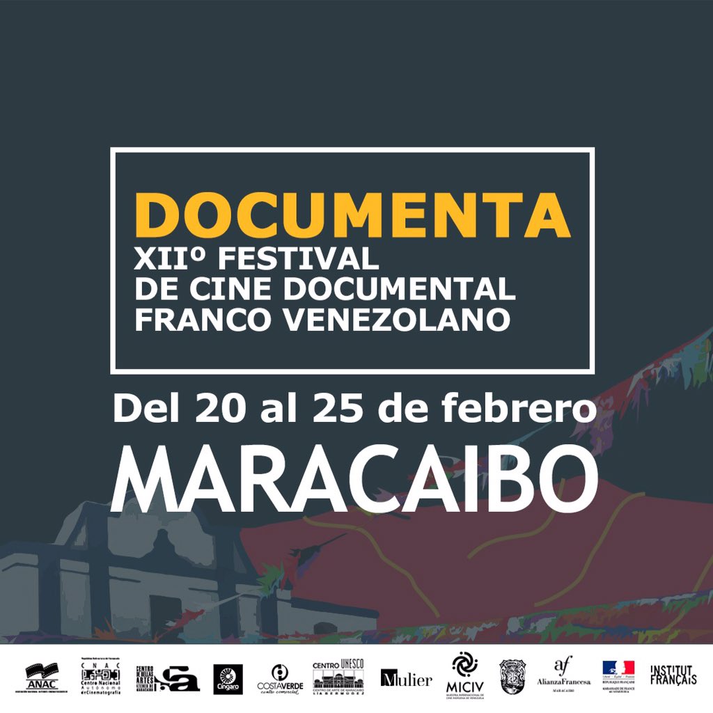 Codhez's tweet photo. Este #20Feb comienza el XII Festival de Cine Documental Franco Venezolano, una excelente oportunidad para acercarte al séptimo arte en los mejores espacios culturales de nuestra región propiciada por la @AlianzadeMcbo en conjunto con diversas instituciones y centros de arte. https://t.co/4SGsJLb4Dt
