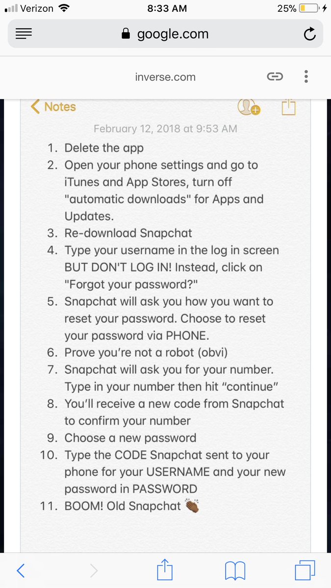 h_poetlipsitz's tweet photo. This is a public service announcement.  This is NOT a drill. 👌🏻👌🏻 #snapchatupdate #snapchatupdatefix https://t.co/Nbgys9YfMo