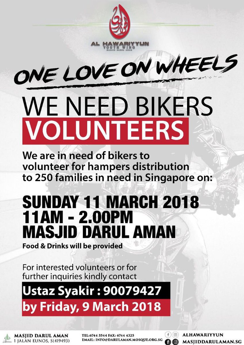 syukSJ's tweet image. Calling all bikers! Jom lah kite buat something useful for the community! 
#oneloveonwheels #onxon