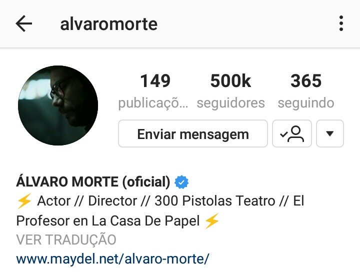 outlanderrs's tweet photo. Nosso lindo @AlvaroMorte chegou aos 500k de seguidores no instagram! Não é nenhuma surpresa, afinal ele merece todo reconhecimento do mundo. Te amamos muito ❤ https://t.co/kuFzIimg09
