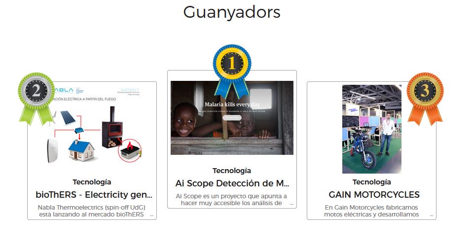 EnginyersFund's tweet photo. 💡 Ja tenim guanyadors del concurs #IdeasMakingPoint 💡

👏👏 ENHORABONA! 👏👏

🥇 @theaiscope  🥈 @nablatherm 🥉 @GainMotorcycles https://t.co/DjjsvzgCT6