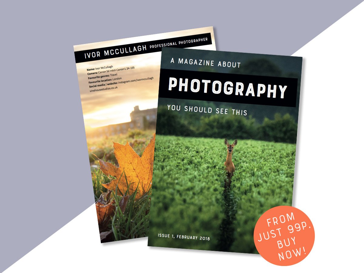 ushouldcthis's tweet photo. You Should See This is a brand new photography magazine.

There are photos in the magazine you will not find online, and photos on the website you won't find in the magazine!

Check out Ivor McCullagh's profile here: https://t.co/LP7c10rsmU https://t.co/pURHpenmjG