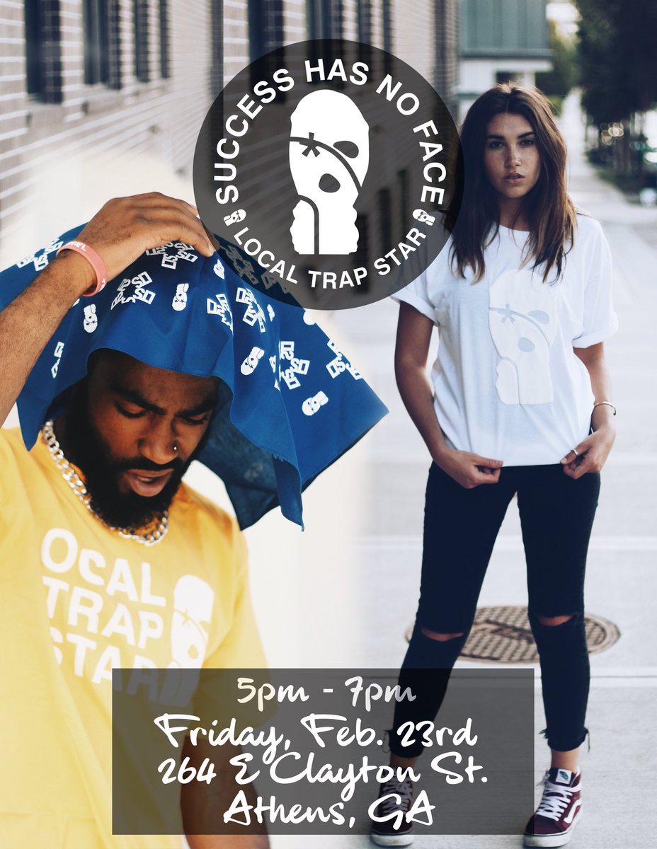 LocalTrapStars's tweet photo. #LocalTrapStar is having our very FIRST pop up shop!!! Starting at The Indigo Child Boutique in Athens, GA. DONT MISS OUT ON EXCLUSIVE MERCH‼️ Friday — 5-7 PM ✅ https://t.co/VWGvnq8POm