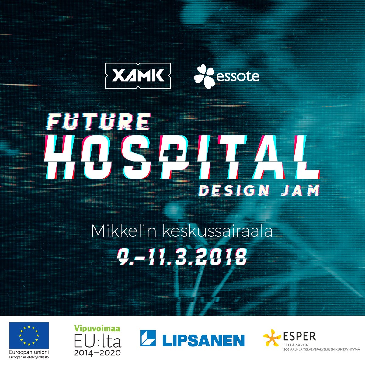 Future Hospital Design Jam brews awesomeness with technology, design, and subject expertise. Now is the time for better experience and services. We explore the future and make a difference #futurehospital #xamk #essote #vr #3d #gamedev #ai #servicedesign futurehospital.fi