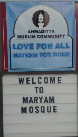 ahmadiyyacanada's tweet photo. Did you know? The new @AhmadiyyaCanada Mosque in #Barrie, Ontario is named after Mary, Mother of Jesus (peace be upon him). Here is the "Maryum Mosque" - the Mosque of Mary! (via @amjbarrie) https://t.co/gnPBUMx5mW