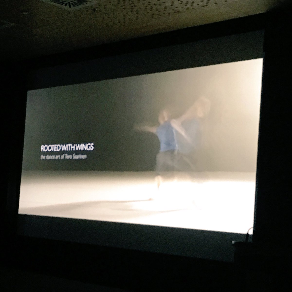 Avant__Premiere's tweet photo. Lumikinos Productions present their latest dance documentary, Rooted with Wings for or second market screening of the day. Great to learn more about the practice and philosophy of contemporary #choreography! #APMMMB https://t.co/w1hkEzbwGK