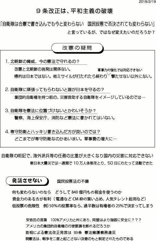 Uzivatel 平和ネット あしかが Na Twitteru 平和ネット あしかが のメンバーが 自民党改憲案についてまとめてくれました 改憲は本当に必要でしょうか 安倍総理は 自衛隊を憲法に書き込んでも書き込まなくても今と変わらない と言います わざわざ840億円もかけ