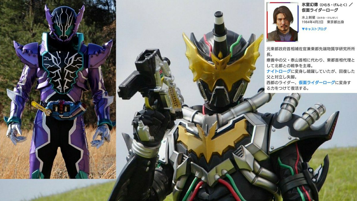 ナイトローグ #仮面ライダーローグ #氷室幻徳 #仮面ライダービルド