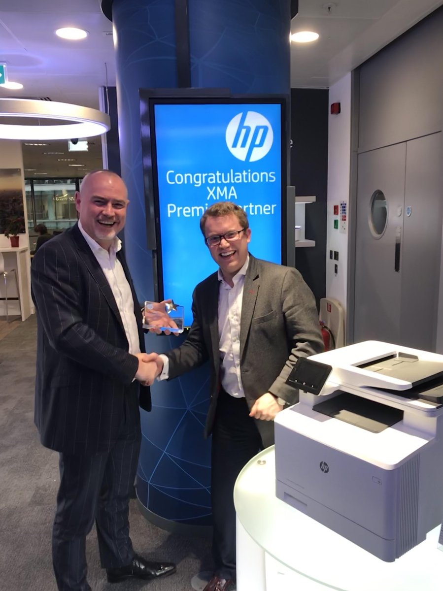 WeareXMA's tweet photo. We are thrilled to have achieved HP Premier MPS Partner Status! #TeamXMA #HPPremierProgram https://t.co/xeywvnjlQV
