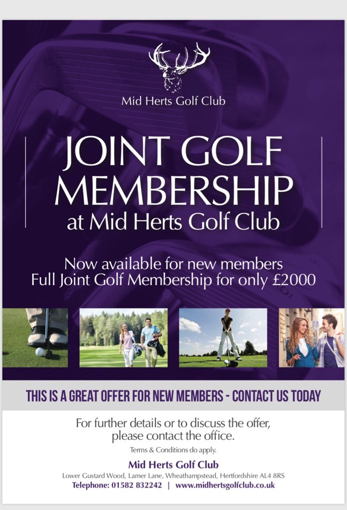 Mid Herts Pro Shop tweet media