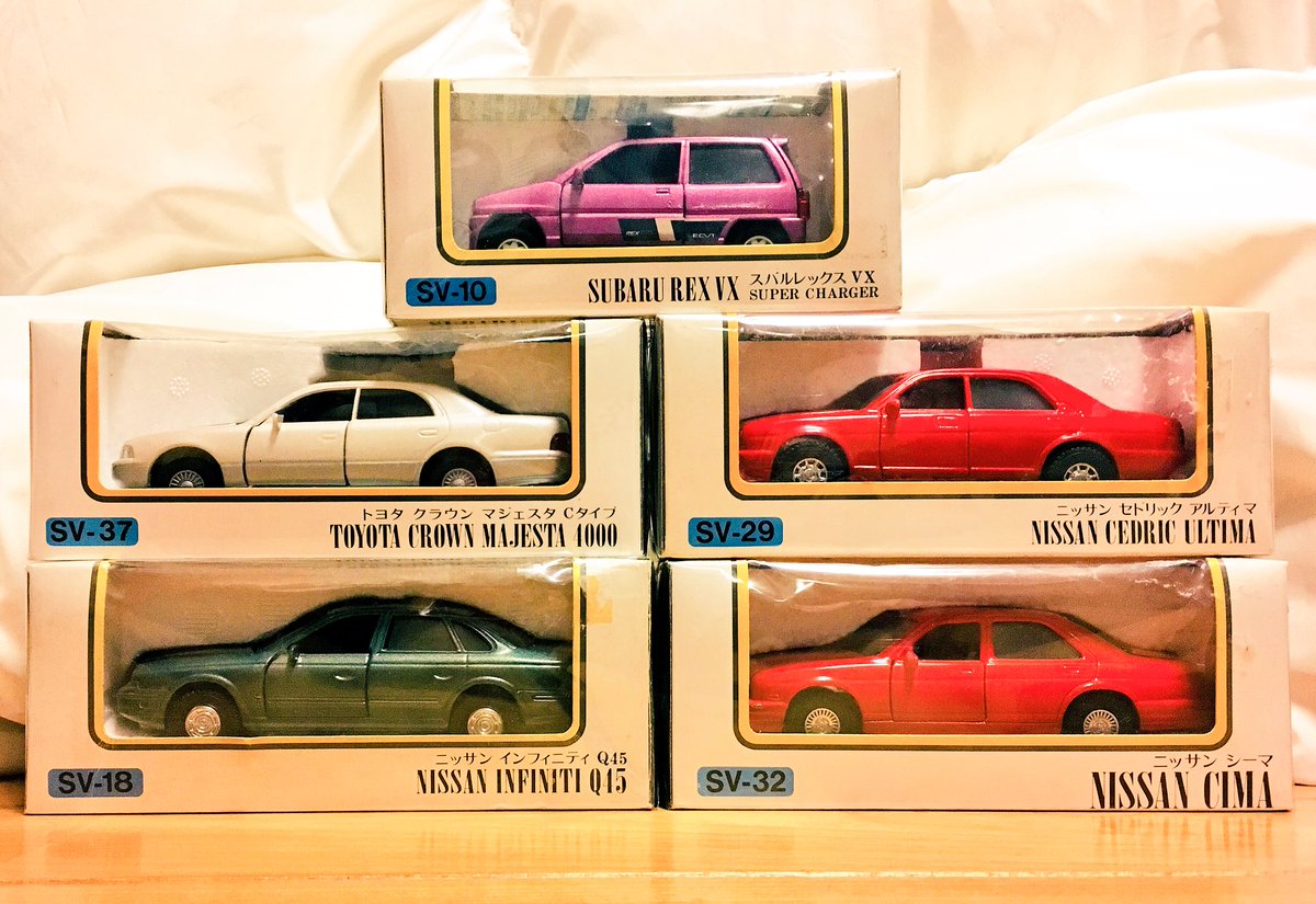 昔、よく親にねだって買ってもらったダイヤペットのミニカー、懐かしく