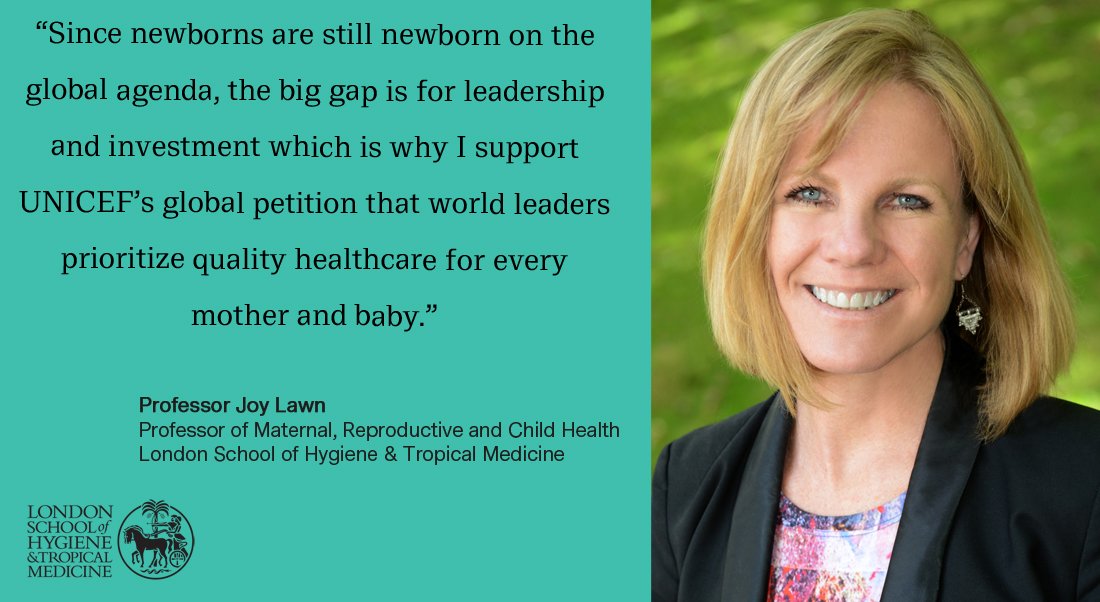 "2.6 million #newborn deaths happen every year. That's 7,000 per day.

"<a href="/UNICEF/">UNICEF</a>'s global campaign is taking a lead role in speaking up for the world’s most vulnerable citizens" says <a href="/joylawn/">Prof Joy Lawn</a>.

Find out about the #EveryChildALIVE petition ➡️ uni.cf/EveryChildALIVE 🤱👶#EWECisME
