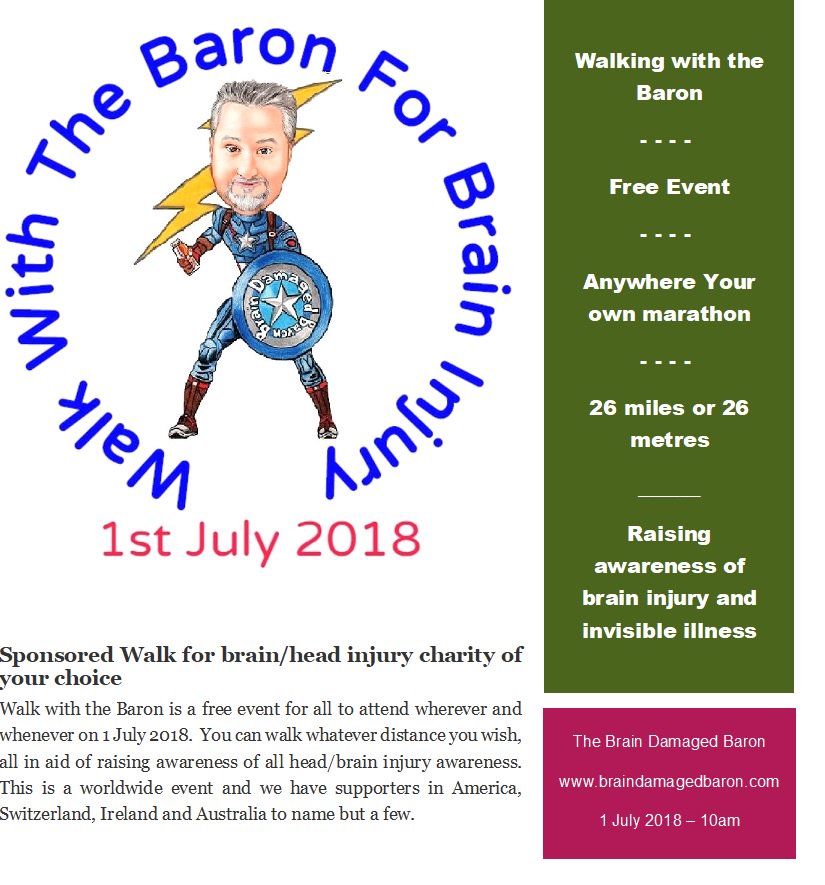 BrainDamagedBar's tweet photo. #walkwiththebaron #charitywalk #getbehindthis https://t.co/KmhmFBhzYq