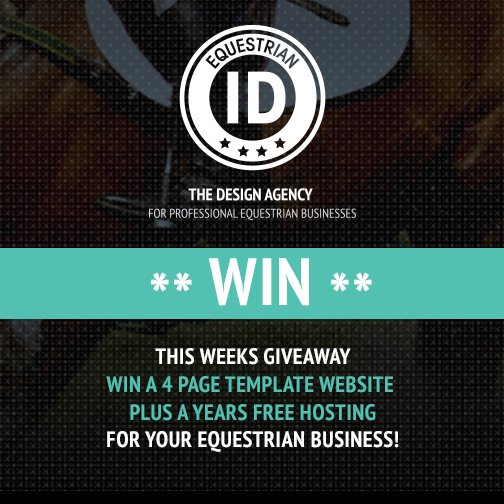 Equestrian_ID's tweet image. GET READY FOR #GIVEAWAYFRIDAY! Win a 4 page template websites with FREE hosting for a whole year!! For more information of how you can win a professionally designed equestrian website go to facebook.com/EquestrianID #equestrian #equestrianbusiness #equestrianwebsite