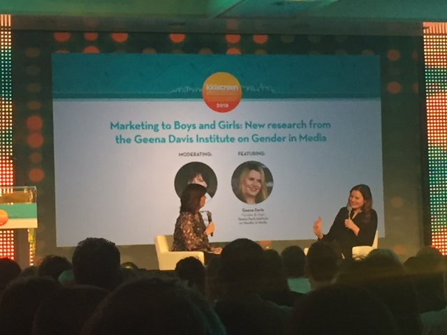 Back from a busy and successful Kidscreen conference - the highlight being an elevator pitch in an actual elevator to Geena Davis?!