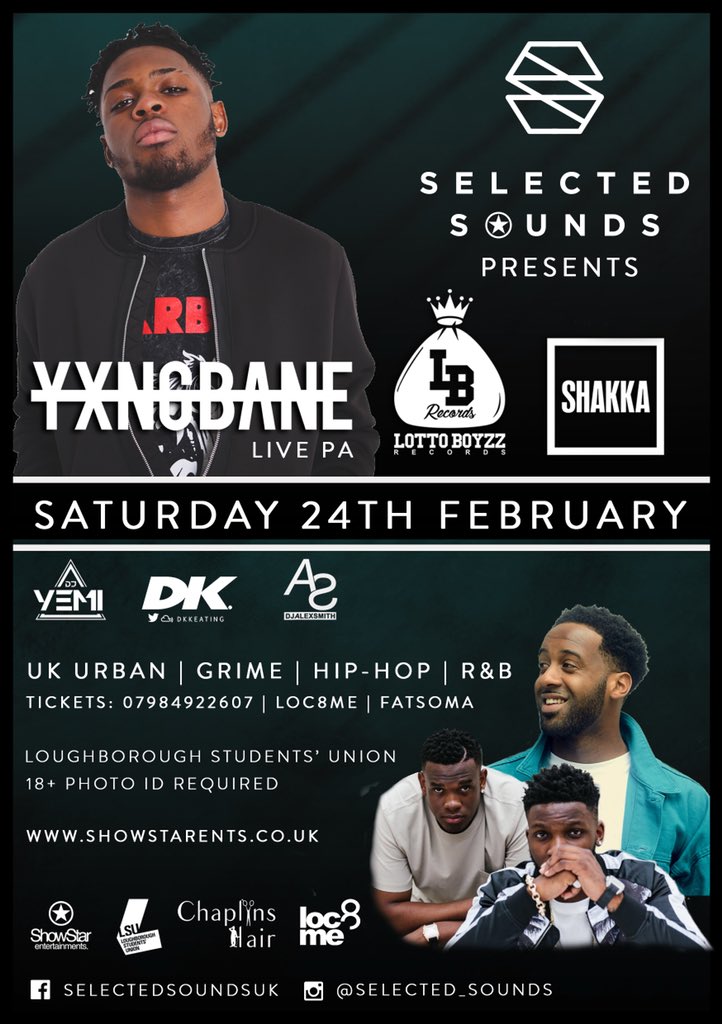 tjyesufu's tweet photo. Getting gassed for Selected Sounds this Saturday! It’s looking like a movie! Tickets nearly all sold out and will sell out before Saturday! @yxngbane @lottoboyzz_ @iAmShakka https://t.co/K4b4Pg0Edp
