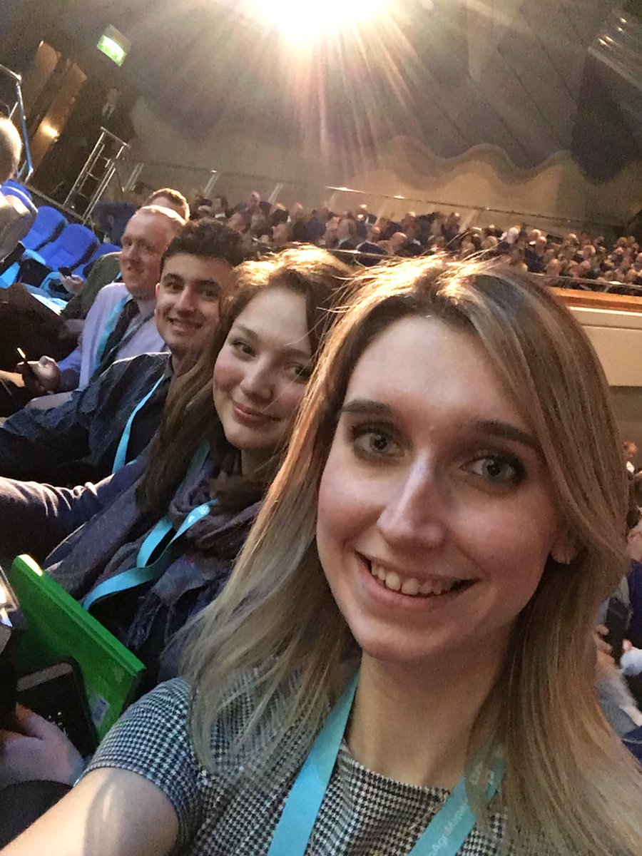 Lancashire YFC delegates ready at the <a href="/NFUtweets/">National Farmers' Union</a> conference. Proud to be representing our county at such a national level #NFU18