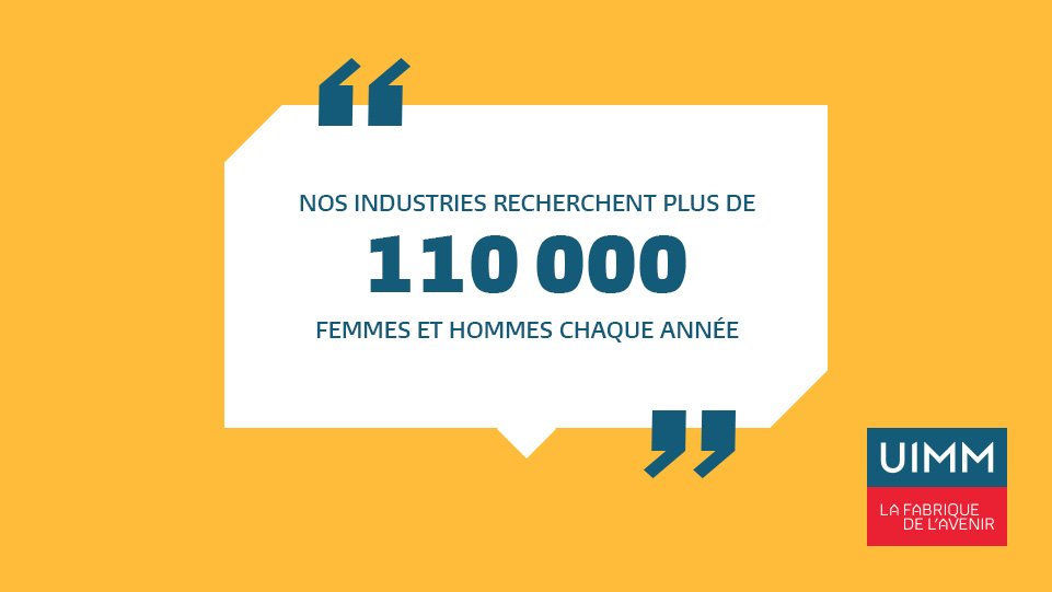 L'industrie forme, recrute, c'est la fabrique de l'avenir !!