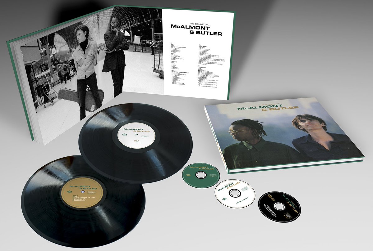 DemonMusicGroup's tweet photo. @WhatRecords are currently offering their best ever prices on some of our top sellers including The Sound Of McAlmont &amp; Butler - 20 Year Deluxe Remaster now just £29.99...that's a saving of £30! Less than 100 copies left!

https://t.co/T6rwvlZXx4
@McAlmont_Butler @Bernard_Butler https://t.co/HlsYBhShOK