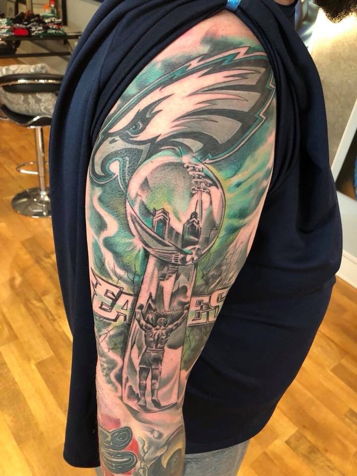 Philadelphia Eagles Super Bowl Trophy Tattoo! # ...