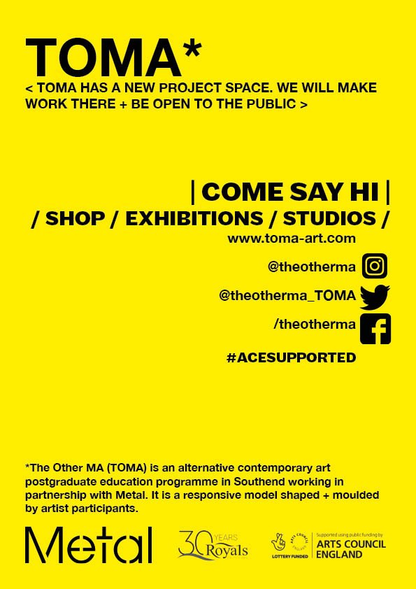 EXCITING NEW PUBLIC ART SPACE: TOMA GOES POP-UP!

CURIOUS? metalculture.com/southend-excit…

Congrats <a href="/theotherma_TOMA/">TOMA</a> on snazzy <a href="/royalsshopping/">The Royals Shopping Centre</a> fun
@southendbid 
#Southend #Art #PopUp #AlternativeArtEducation
