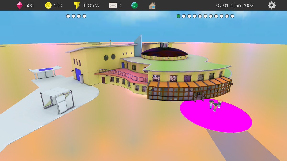 TRIBE2020's tweet photo. What do you think about CIRCE building? Its unique design takes advantage of the sun to reduce at maximum the energy consumption. Download for free the TRIBE #videogame in the #AppleStore and #GooglePlay and discover how it is on the inside. https://t.co/4sf2H2P8MJ