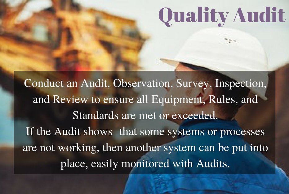 Quality Audits can ensure that all quality standards are met or exceeded.

#QualityTuesday #Quality #QualityAudit #Audit #Miningweek #Mining #MiningIndustry #QualityManagement #Inspection #Survey #Observation #Review