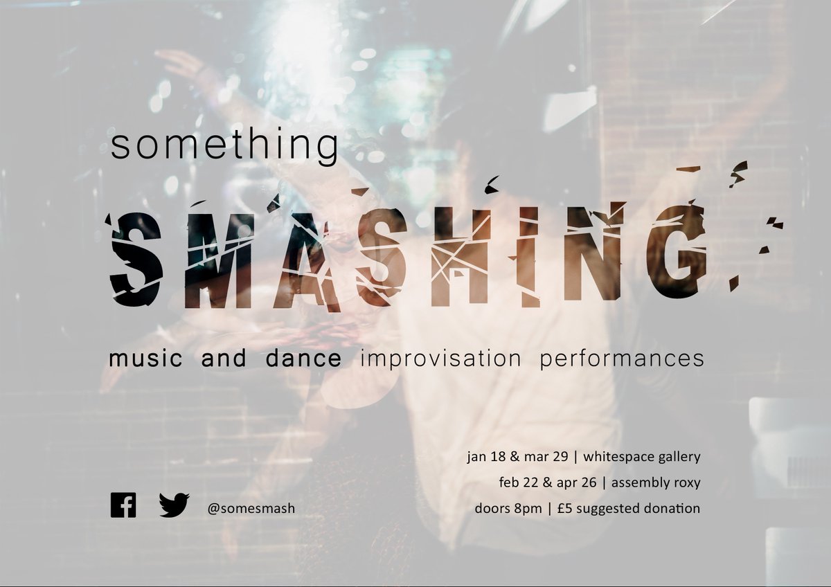 SomeSmash's tweet photo. #SomeSmash February is this Thursday 22nd! @AssemblyRoxy doors 8pm. 3 sets of the finest spontaneous #dance & #music https://t.co/ox9ce4DlHf it's what you always thought your evenings should be like... #improv #Edinburgh https://t.co/l9xxs5QGbF