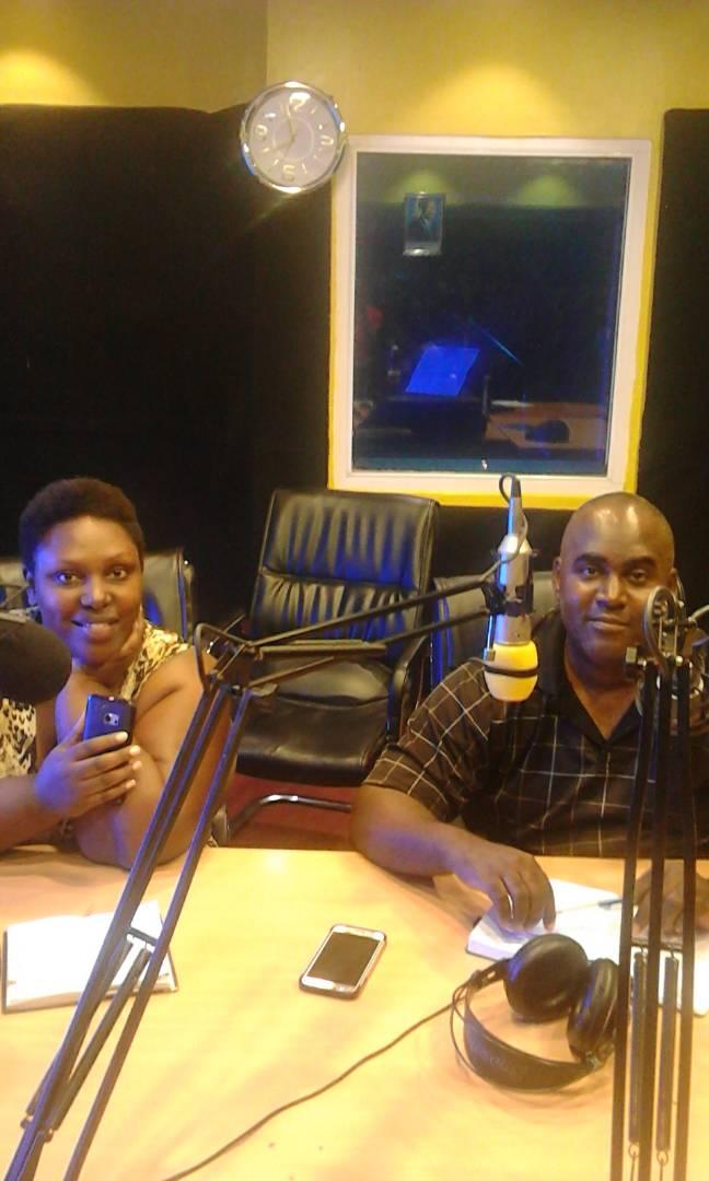 VOTEFMRadio's tweet photo. Public sensitization on the role UCC plays, Madam Ankunda and Mr Ibrahim of UCC today in Voice of Teso studio @UCC_Official @NABUganda @Mukulaa @UCC_ED https://t.co/PdFsA6MHIe