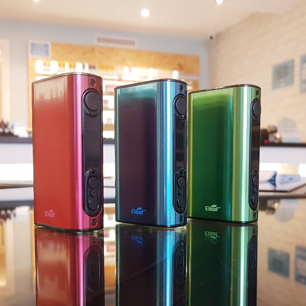 The Eleaf Ipower 80w is back in stock in some gorgeous new colours!

With a whopping 5000mAh battery this is device is a must have!

£40