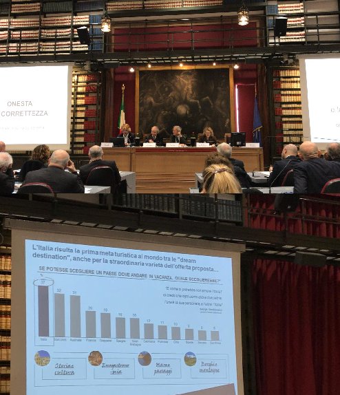 Oggi siamo al Convegno #Italiadecide “L’Italia e la sua #reputazione: una potenza #turistica” in collaborazione con <a href="/intesasanpaolo/">Intesa Sanpaolo</a> il #Turismo Un settore in forte crescita, dove information #technology, piattaforme #online, #socialmedia giocano un ruolo fondamentale.