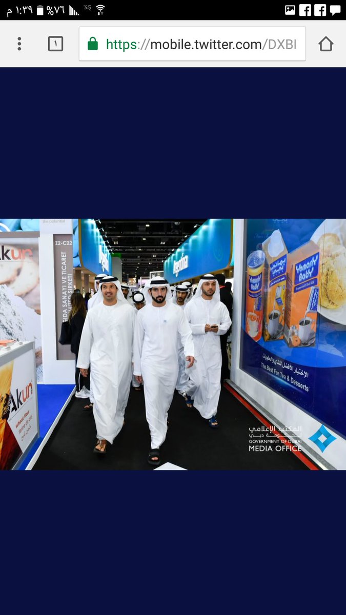 Alsobhiy's tweet photo. حمدان بن محمد يزور معرض غلفود 2018 للأغذية والضيافة https://t.co/BwpDFvYmYS