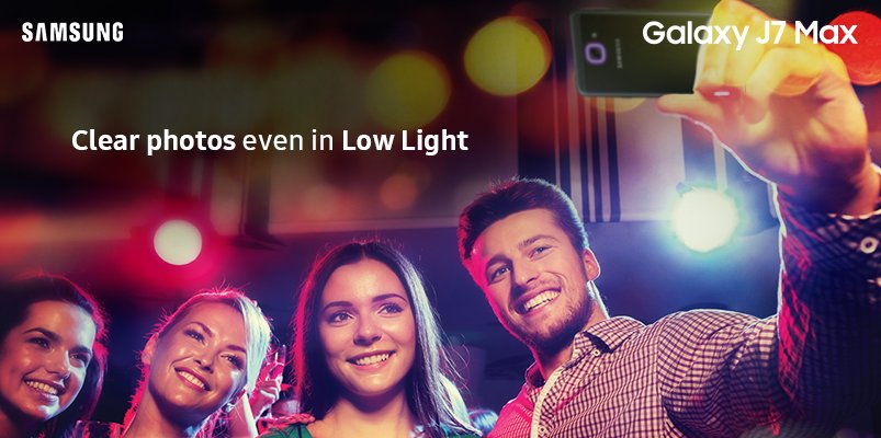 SamsungPakistan's tweet photo. Take bright &amp; clear photos even in low light conditions with the Galaxy J7 Max. #SamsungPakistan #J7Max
Click here for more details: https://t.co/8T7zVktVvm https://t.co/UA5pt6GgYL