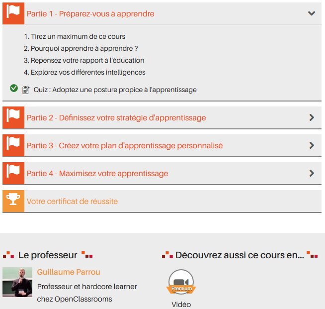 Merci <a href="/OCFrance/">OpenClassrooms</a> et <a href="/GuillaumeParrou/">Guillaume Parrou</a> : réussite du super cours "Apprenez à apprendre" avec un score de 93% ! :-D (avec une "moyenne de classe" de 85%) <a href="/m_nebra/">Mathieu Nebra</a>
