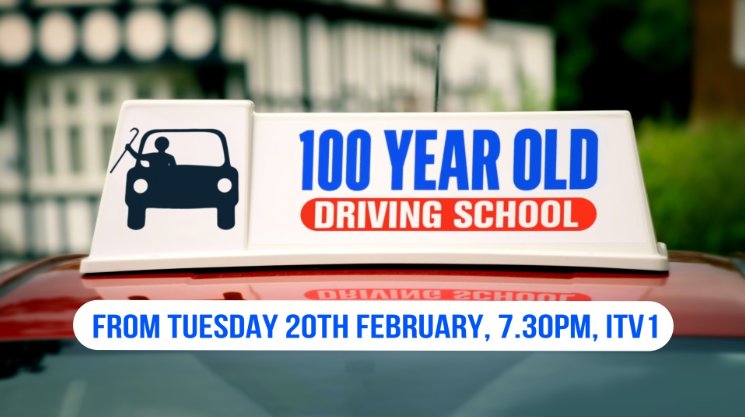 RoSPA's tweet image. Don't forget, 100 Year Old Driving School is back on your screens from tonight! 🚗