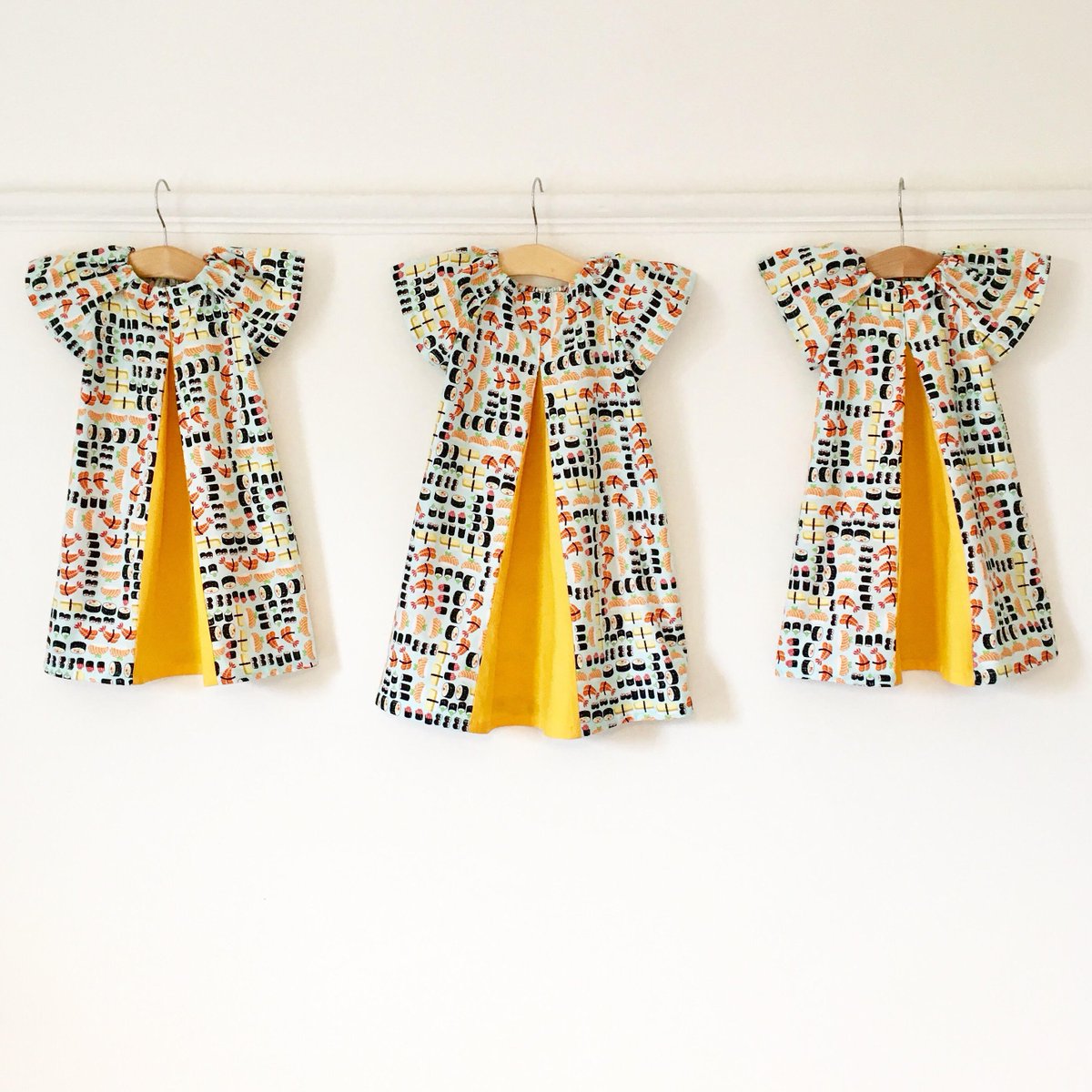 LittleKoyo's tweet photo. By the end of the month there will be an extra 1 hour and 40 minutes of daylight every day ☀️.  You’ll also be able to get your hands on these spring dresses.  #springdresses #ss18 #kidsfashion #handmade #cottondresses #sushidress #babyfashion #easterdresss https://t.co/UpRoyr1WMX