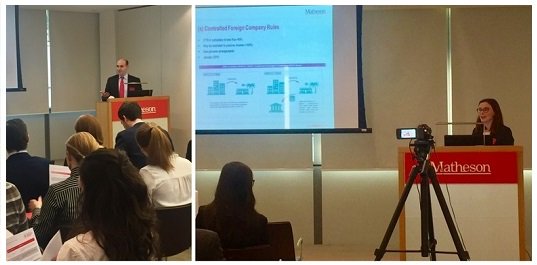 MathesonLaw's tweet photo. Today, as part of our Knowledge Insights Series #InsightsatMatheson, our Tax experts Joe Duffy and Catherine O’Meara delivered an update on international tax law, focusing on what every in-house lawyer should know. To find out more, visit https://t.co/ylZ1I5BbZx https://t.co/ilD1quwIPe