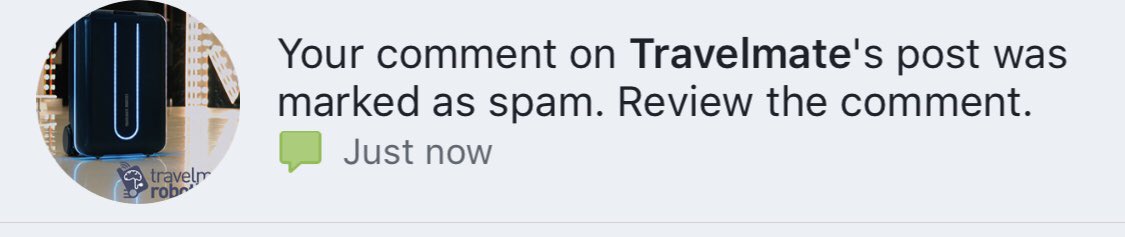 I said one sentence and they shut me up, they won’t even attempt to talk to me. #notspam #travelmaterobot this company is no go.