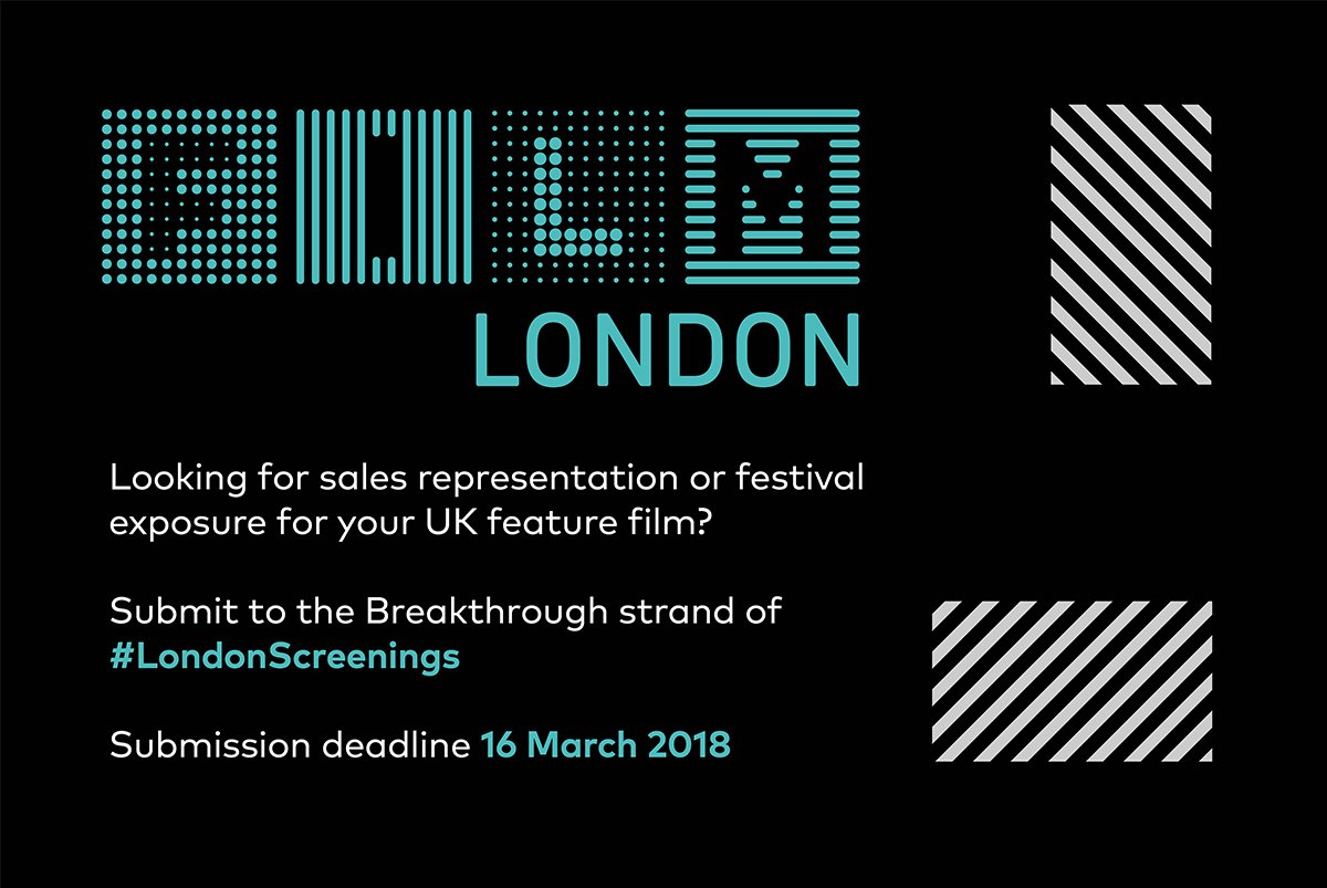 Want to get your new feature film out there? We're seeking applications to the Breakthrough strand of #LondonScreenings, our annual export event for UK film <a href="/BFI/">BFI</a> Southbank. Apply now: filmlondon.org.uk/industry/sales