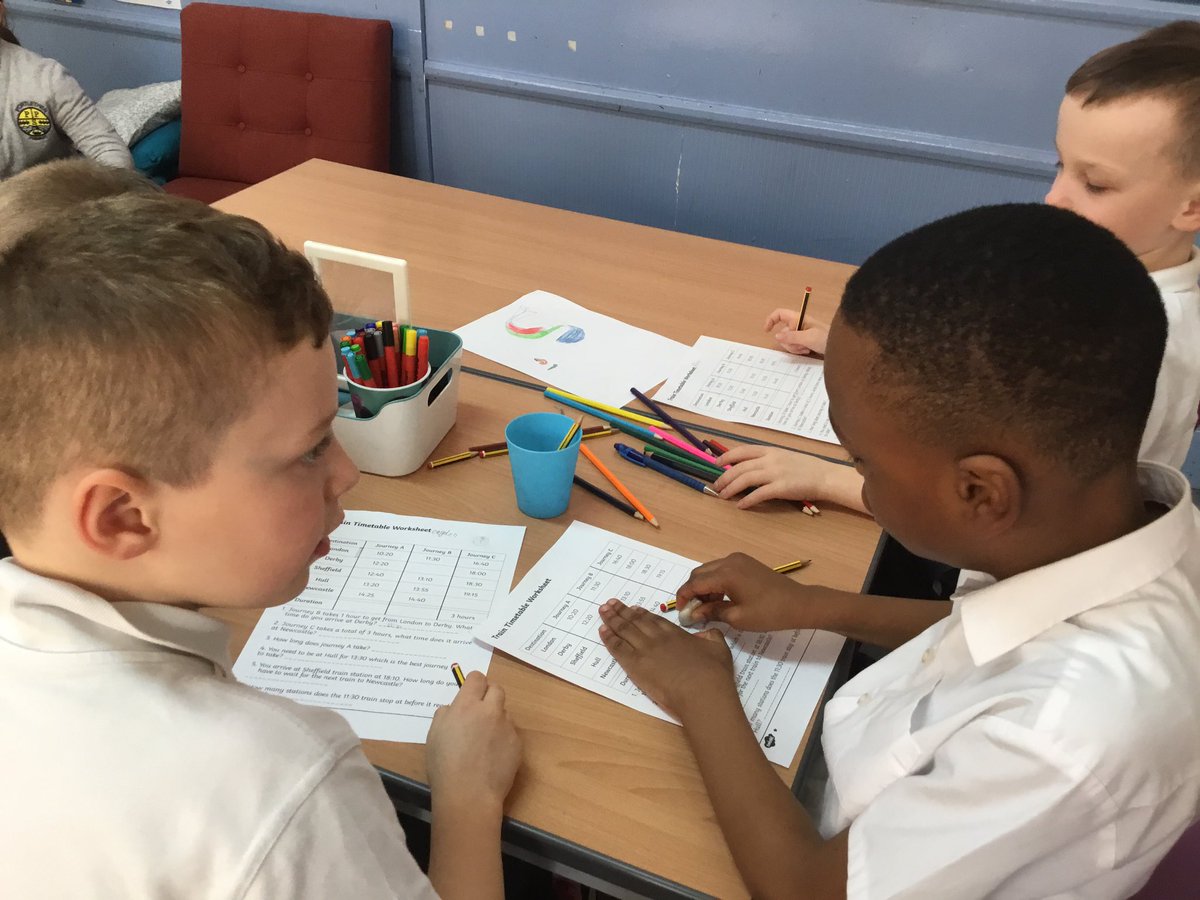 Portyschool's tweet photo. P4 have been learning about time intervals.We looked at bus timetables & used role play to work out how long a journey takes #timeinterval https://t.co/DAtao5qEwz
