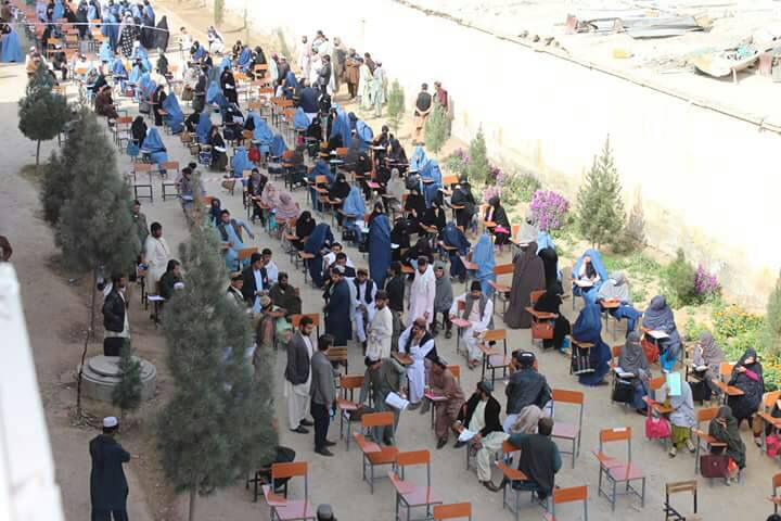 To those who say in a conflicted effected Prov like Helmand there are no qualified pple &women will not be allowed to join public offices, these young men & women proved them wrong. All they need is an equal opportunity. 4500 contestants, 700 female. Minim a BA dgree 376 positons