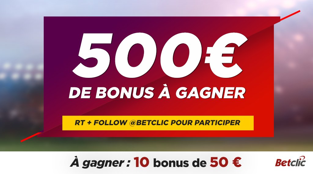 Betclic's tweet photo. 🎉 Vous êtes plus de 50 000 à nous suivre, on est obligé de fêter ça !

🎁10 x 50€ de bonus à gagner !

➡️ RT + Follow @Betclic pour participer https://t.co/JWdsQPx5RA