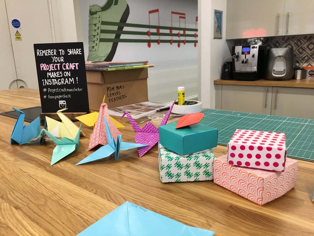 headspacegroup's tweet photo. Celebrating #ChineseNewYear with an origami workshop using crafty bits @FromPaperchase 🎨 #ProjectCraft #YearoftheDog2018 https://t.co/Lujgy5zLOR