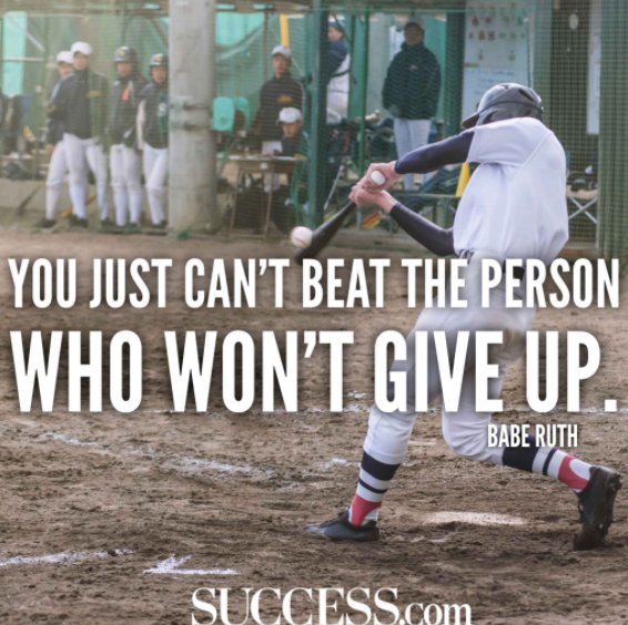 DesmondDreckett's tweet photo. You just can't beat the person who won't give up! #quote

#Mindset
#Entrepreneur
#SmallBusiness https://t.co/aM32XMwd8P