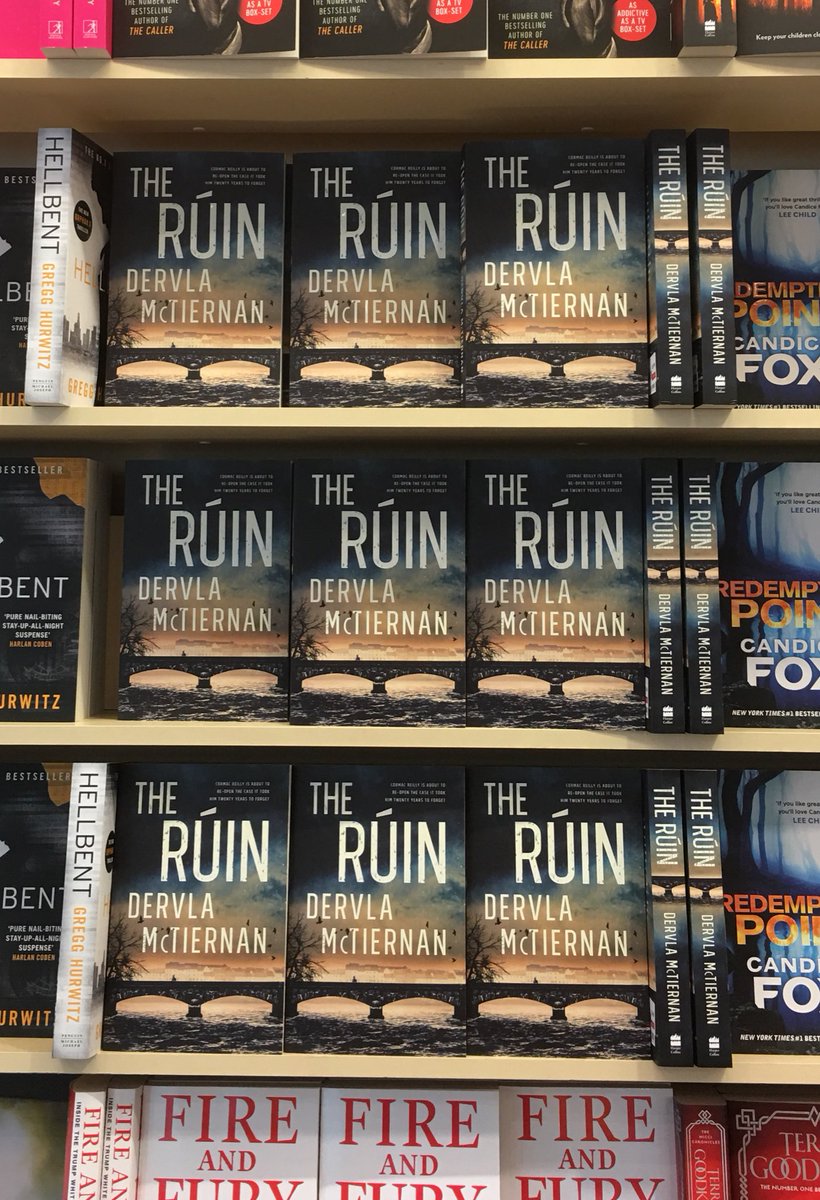 moni_allen's tweet photo. I went to my local Dymocks to buy this masterpiece. The guy behind the counter raved long and loud about it. Read the whole book in one sitting! He’s anxiously awaiting the poster for the window. 
Congrats @DervlaMcTiernan! I felt like a winner just for buying it! https://t.co/ZUui97WPEZ