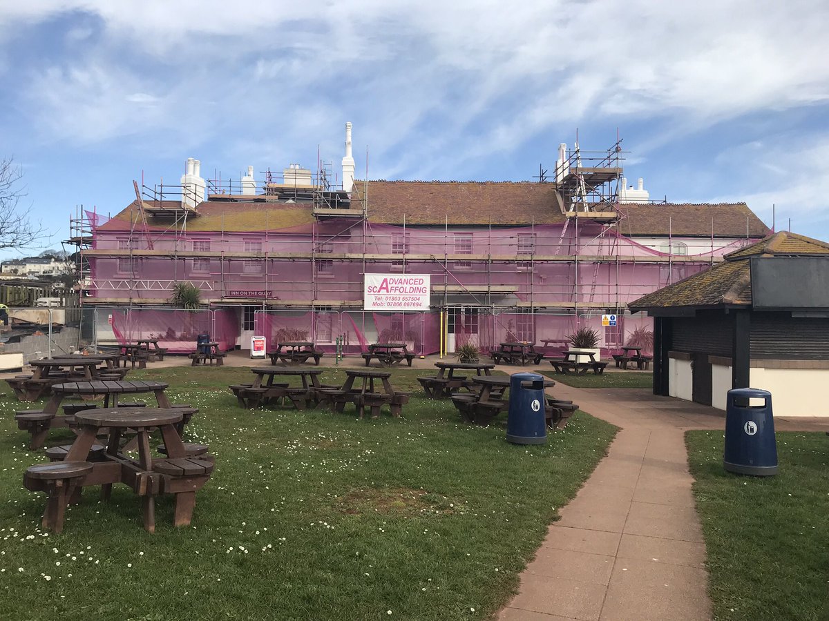 #IOTQ Starting to look amazing... when finished it will be the jewel in the riviera! Please note: we are still open for business as usual whilst work continues, why not pop down and see the changes that have all ready taken place inside! #Refurb #Lunch #CostaCoffee #Dinner #Play