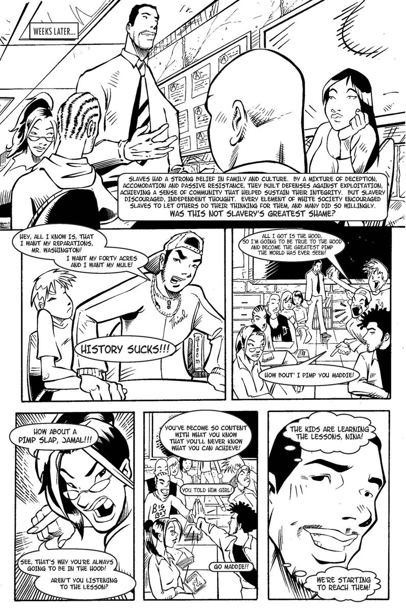 TheLegendKuyaP's tweet photo. For #BlackHistoryMonth, I'm sharing a #comic I wrote. #TimeDollars. A tale about Love, Loss and Life and whether we rob/waste ourselves of our time or do we change time and make a difference. Page 20. #RobTimeChangeTime #blackheroesmatter #blacklivesmatter #makeadifference https://t.co/HPlfJcpOzW