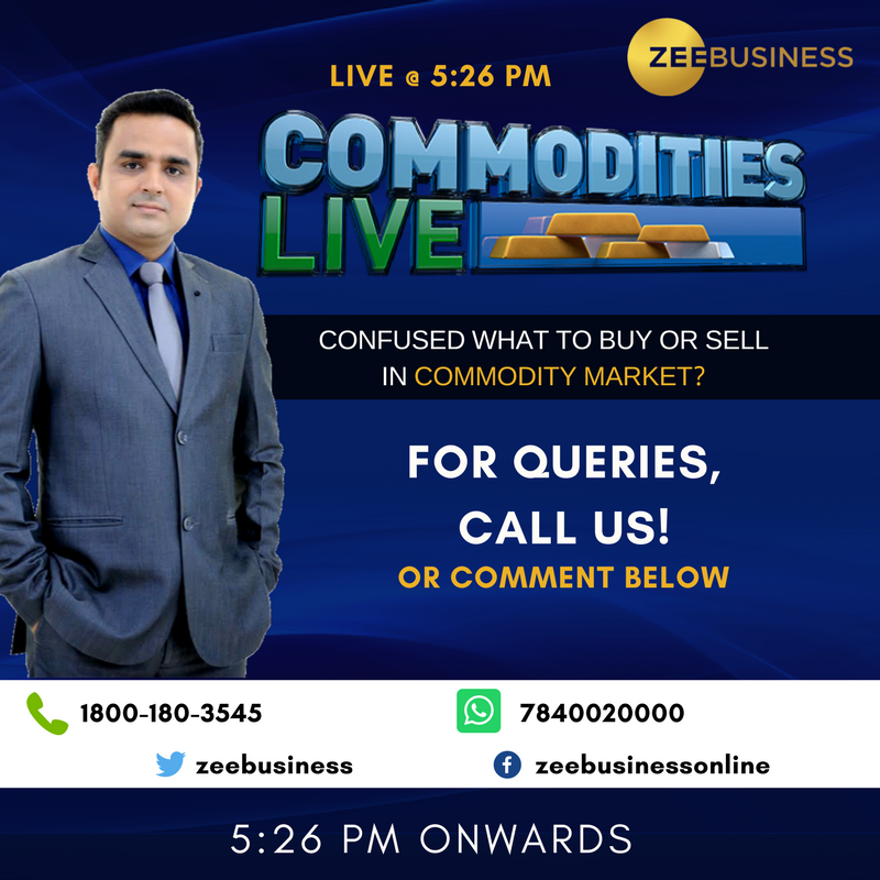 ZeeBusiness's tweet photo. #CommoditiesLive | Confused what to buy or sell in #commodity market? Ask us and we will answer them!
@jha_mrituenjay https://t.co/XQBS49pyhy