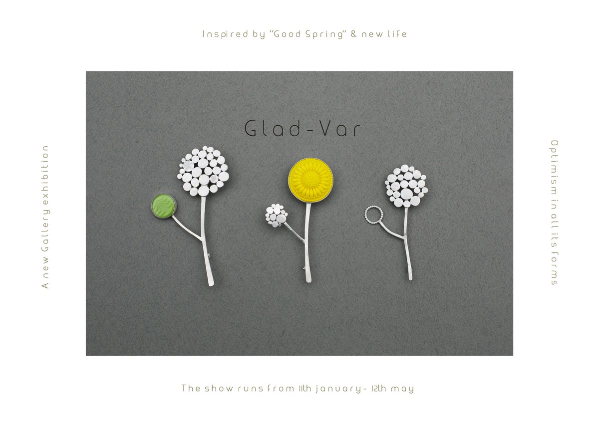 The latest #gallery #exhibition at Arteria Ltd is "GLAD-VAR" (GOOD SPRING) celebrating the new season, new life and the optimism this brings. Call in to be inspired and uplifted. The show runs until 12th May.
